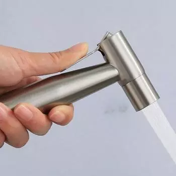 Пистолет-распылитель из нержавеющей стали 304, ручной распылитель для душа, набор для биде, ручной распылитель для унитаза, смеситель для биде, насадка для душа, самоочистка