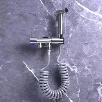 Пистолет-распылитель из нержавеющей стали 304, ручной распылитель для душа, набор для биде, ручной распылитель для унитаза, смеситель для биде, насадка для душа, самоочистка G1/2