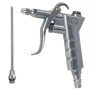 Пистолет-распылитель Socpuro Air Duster с длинной насадкой 100 мм, стандартная насадка с разъемом, воздушный пистолет, легкий воздушный пистолет, удобный корпус из алюминиевого сплава