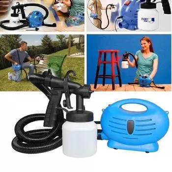 Пистолет-распылитель высокого давления Многофункциональный автоматический распылитель краски DIY Электрический художник 110 В-220 В EU Plug