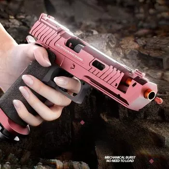 Пистолетный патрон для метания непрерывной стрельбы со свободным выстрелом, мягкий пулевой пистолет, пустой, висящий, подарок на день рождения