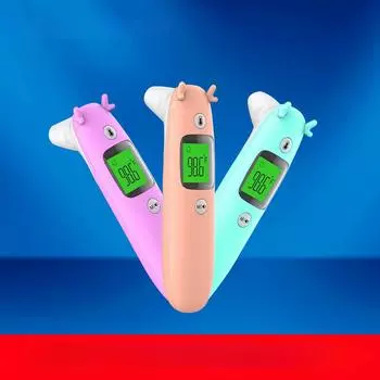Пистолетный термометр для измерения температуры в ушах, ручной контактный термометр для измерения температуры лба