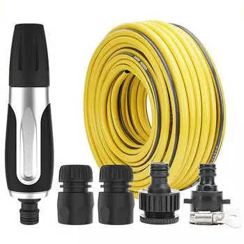 Пистолеты для мойки автомобилей со шлангом 2/3/5 м, несколько режимов распыления, экономят воду. Садовые инструменты ~ 2M