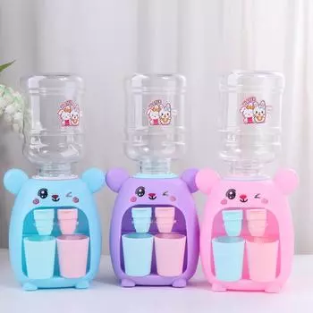 Питьевой фонтанчик, игрушечный питьевой фонтанчик, мини-диспенсер для воды, имитация диспенсера для воды розовый