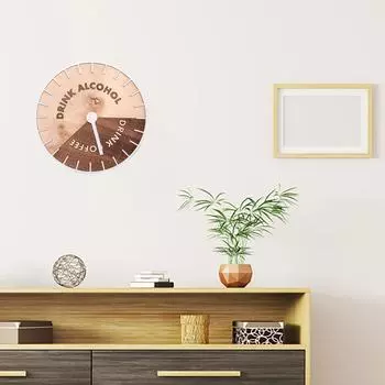 Пить и пить кофе, часы, украшения, кулон, украшение, тайм-менеджмент One Size коричневый