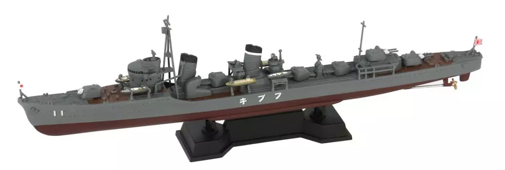 Pit Road Skywave Series Japanese Navy Special Destroyer Fubuki Plastic Model with Parts W240E Molding Color 1/700 Photo-Etched
