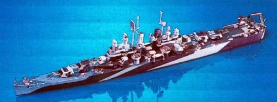 Pit Road US Navy Light Cruiser Miami W23 1/700