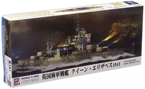 Pit Road W181 Королевский военно-морской линкор Queen Elizabeth 1941 1/700