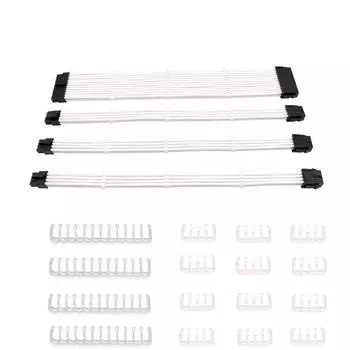 Питание материнской платы 24p 8p патч-корд видеокарта 6+2pin *2 удлинитель