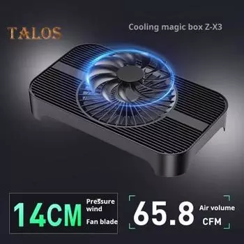 Питание от USB-роутера. Прочная конструкция. Мощный воздушный поток. Низкий уровень шума. Бесшумный настольный вентилятор. Бесшумное основание радиатора для роутера. чёрный