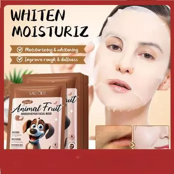 Питательная и восстанавливающая маска для лица SADOER Puppy Coconut 1pcs