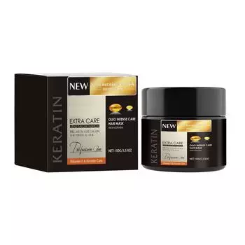 Питательная и восстанавливающая маска для волос Восстанавливает волосы, делая их естественно гладкими и увлажняющими Кератиновая маска для волос One Size