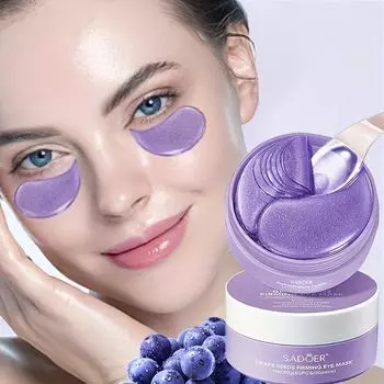 Питательная маска для глаз с виноградными косточками 60 шт/30 пар