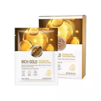 Питательная маска Enough Rich Gold Intensive Pro Nourishing Mask (10 шт.) One