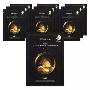 Питательная маска JM Solution Active Golden Caviar Nourishing Mask Prime 30 мл, 10 шт., 1 шт.