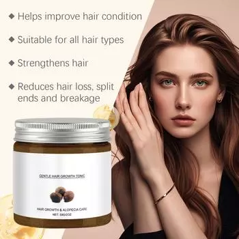 Питательная пудра для ухода за кожей головы. Нежный уход. Успокаивающий и гладкий порошок для ухода за кожей головы и волосами 59 г One Size