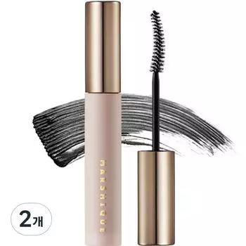 Питательная тушь для ресниц Marcique Enriched Washable Nourishing Mascara 7 г, черная, 2 шт.