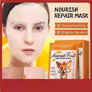 Питательная восстанавливающая маска SADOER Fox Lemon Moisturizing Mask 1pcs