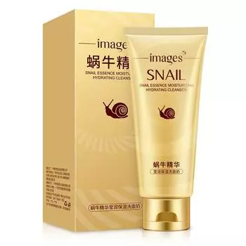 Питательное и увлажняющее очищающее средство для лица с эссенцией улитки. Очищающий крем-пенка для сужения пор и гладкой кожи. 100g