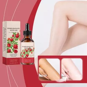 Питательное масло семян граната питает кожу лица и волосы, сохраняет эластичность и укрепляет волосы с помощью масла, 60 мл One Size коричневый