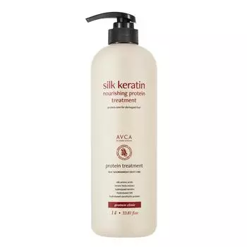 Питательное протеиновое средство Abka Silk Keratin, 1 л, 1 шт.