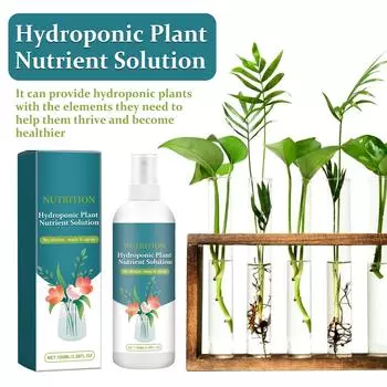 Питательные вещества для гидропоники 100 мл Подкормка для растений Гидропонные принадлежности Удобрение для комнатных растений для системы выращивания на гидропонике A2