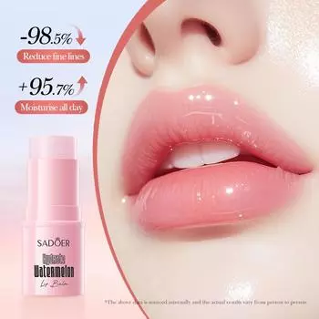 Питательный бальзам для губ с арбузом и никотинамидом SADOER Water 4,5 г 4.5g