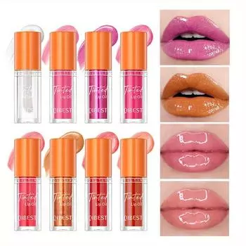 Питательный блеск для губ Глазурь для губ Масло для губ Увлажняющий блеск для губ Медовое зеркало Масло для губ Питает губы Придает губам смазанный блеск 01#