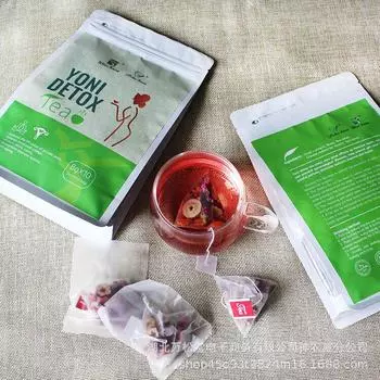 Питательный чай Yoni Detox – Премиальный чай для женского здоровья и красоты, для здоровья матки 8G * 10 packs/bag
