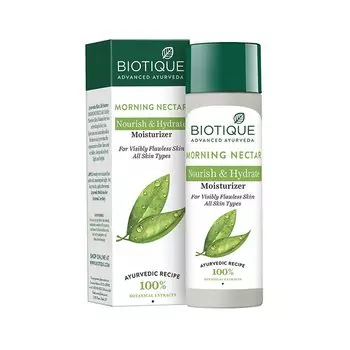 Питательный и увлажняющий лосьон для лица (190 мл), Morning Nectar Nourish & Hydrate Moisturizer, Biotique 13.049999999999999