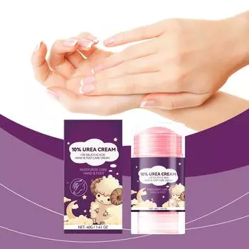 Питательный крем для рук и ног отшелушивает, глубоко увлажняет и питает кожу, наполняя ее влагой и питательными веществами, 40 г фиолетовый