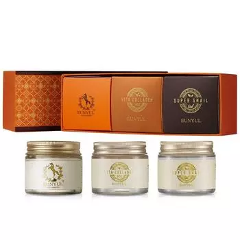 Питательный крем Eunyul (Крем с конским маслом + Vita Collagen + Super Nail) Комплект из 3 предметов, 1 комплект