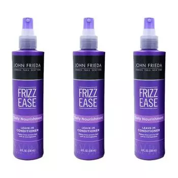 Питательный несмываемый кондиционер John Frieda Frizz Relief Daily Nourishing, 236 мл, 3 шт.