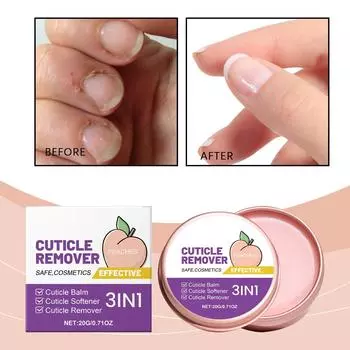 Питательный отшелушивающий крем персикового цвета Pre-Nail Soften Barbs Увлажняющий водонепроницаемый портативный крем One Size