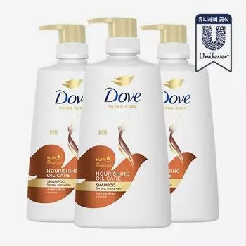 Питательный шампунь Dove 680 мл x 3