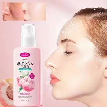 Питательный успокаивающий спрей с лактобактериями персика и увлажняющим тоником 150ml