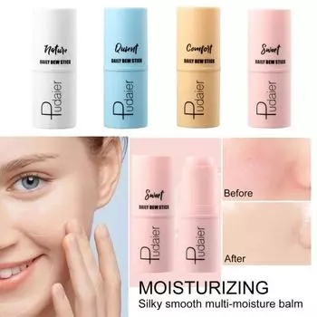 Питательный увлажняющий портативный увлажняющий стик для контроля жирности для девочек, кремовый увлажняющий стик для сухой кожи лица для сухой кожи D