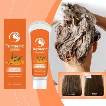 Питательный, увлажняющий, восстанавливающий, увлажняющий уход за волосами, шампунь для укрепления и предотвращения выпадения волос, обеспечивает глубокое питание и кондиционирование, 100 г One Size жёлтый