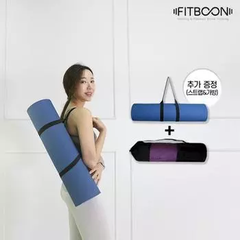 Pitbun TPE yoga mat 8mm FB-YM02 2 types, choose 1 TPE yoga mat 8mm_purple