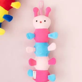 [Питомец] Игрушка-пищалка «Гусеница»