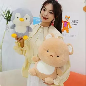 Питомец Маленький Медведь Мягкая Игрушка Маленькая Свинья Животное Пингвин Кукла Слон Мягкая Кукла Дети Праздничные Подарки Elephant