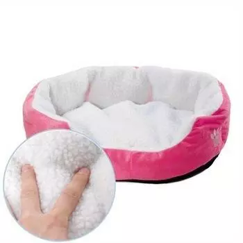Питомник Гнездо для домашних животных Бархатный коврик для собак Дом для домашних животных Осень-зима Теплый водонепроницаемый лежак для домашних животных Кровать для домашних животных