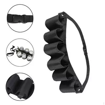 Пивной пояс, кобура для ремня с пивом и газировкой, регулируемая, 6 штук, держатели для бутылок с пивом, держатель для банок с напитками, поясная сумка чёрный