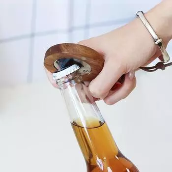 Пивной штопор ручной холодильник украшение милый креативный гладкий край магнит на холодильник открывалка для бутылок для бара C