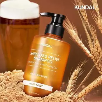 Пивные дрожжи Шампунь против выпадения волос 500мл Травы Мята