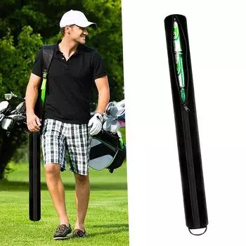 Пивные рукава для сумки для гольфа, изолированный чехол для пивных банок на 6 банок с регулируемым плечевым ремнем, сохраняет напитки холодными в течение нескольких часов