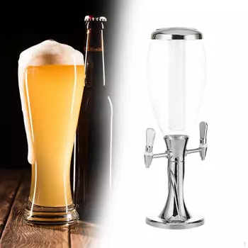 Пиво, Диспенсер для напитков, Пиворазливочная машина, Настольный диспенсер, с краном, Диспенсер для сока и напитков, для серебряный