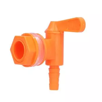 Пивоваренный кег, кран-носик, домашнее пивоварение, газированный напиток, ферментационный бак, комплект крана с оранжевый