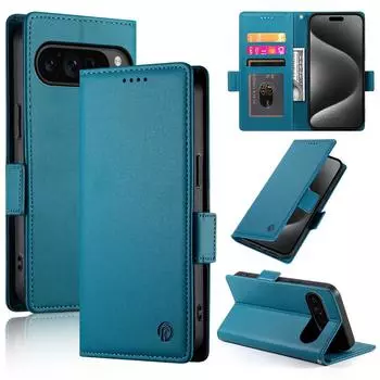 Pixel 9 Pro XL 8 A 5G 2024 кожаный чехол-кошелек раскладушка для Google Pixel 8 Pro роскошный чехол-книжка Pixel 8A 7A 7 9 Pro Funda Pixel 9 чёрный