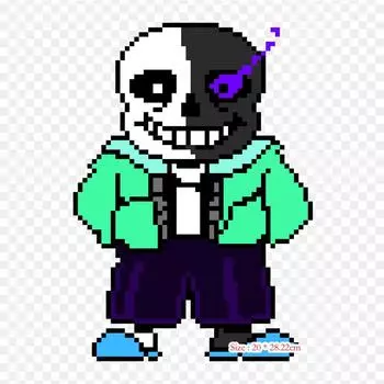 Pixel Sans Undertale Pixel Art Утюг на заплатках для DIY теплопередача одежды термонаклейки украшения печать